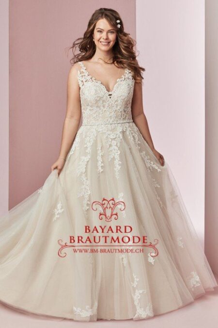 Brautkleid Neuenburg ein romantisches A-Linie-Brautkleid für Curvy Brides