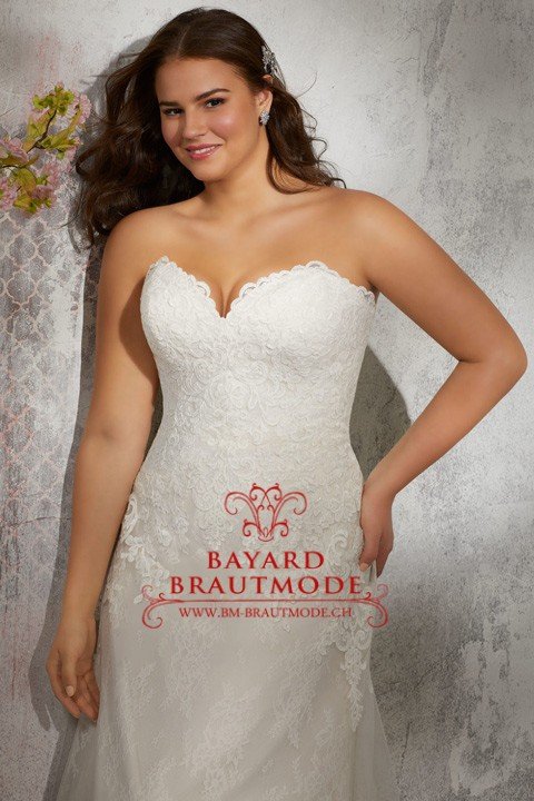 Hochzeitskleid Opfikon ein A-Linien-Brautkleid mit Herzausschnitt