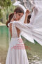 Hochzeitskleid Zentralschweiz ist ein luftiges A-Linien Hochzeitskleid