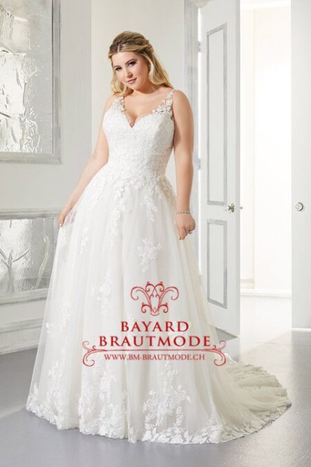 Hochzeitskleid Rapperswil – Bezaubernde A-Linie für grosse Grössen